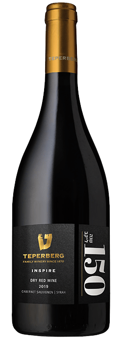 בקבוק יין אדום יבש, בלנד קברנה סוביניון סירה, סדרת 150 שנה, בציר 2019 סדרת אימפרשן